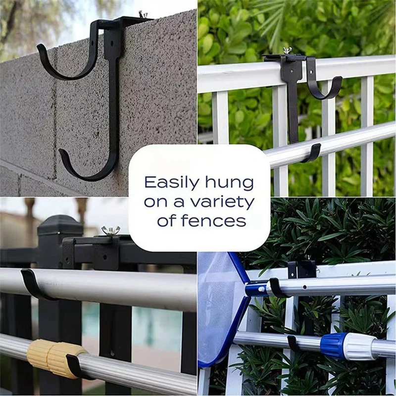 2Pcs Metal Adjustable Width Skimmer Pool Pole Hanger Double Hook Garden Outdoor Hanging Hose For Fence Accessories
2Pcs Metal Adjustable Width Skimmer Pool Pole Hanger Double Hook Garden Outdoor Hanging Hose For Fence Accessories