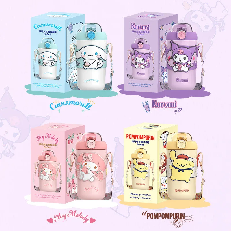 New Kuromi Insulated Cup Kawaiis Sanrio Cinnamoroll Mymelody Cartoon Portable Children's Drinking Cup Cute Girls Straw Water Cup
New Kuromi Insulated Cup Kawaiis Sanrio Cinnamoroll Mymelody Cartoon Portable Children's Drinking Cup Cute Girls Straw Water Cup