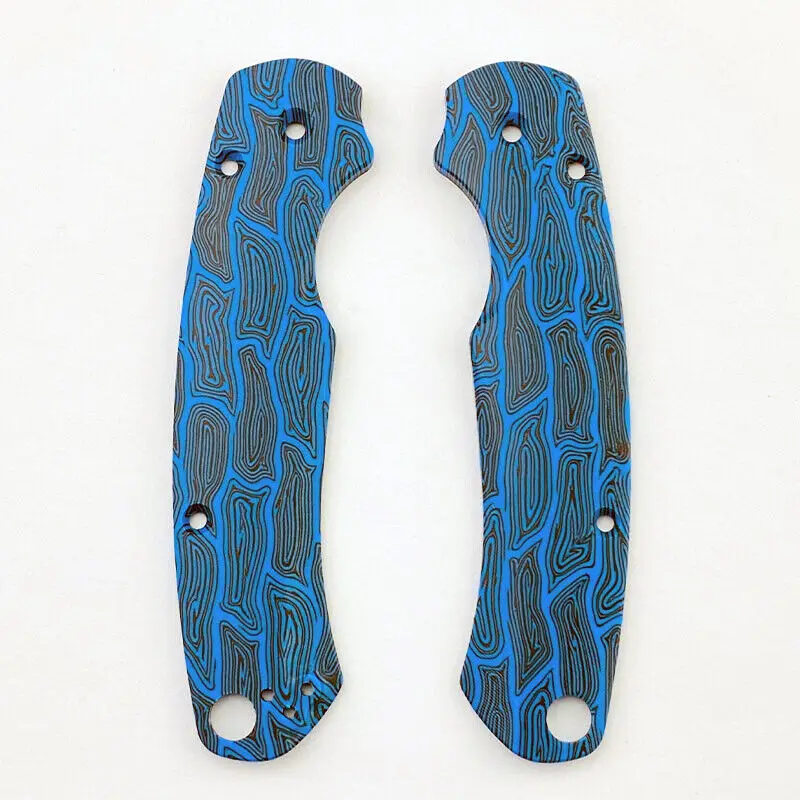 

1 Pair Custom Made DIY Handle Scales G10 Grips For Spyderco C81 Paramilitary 2 Para 2 PM2 Knifes Accessories