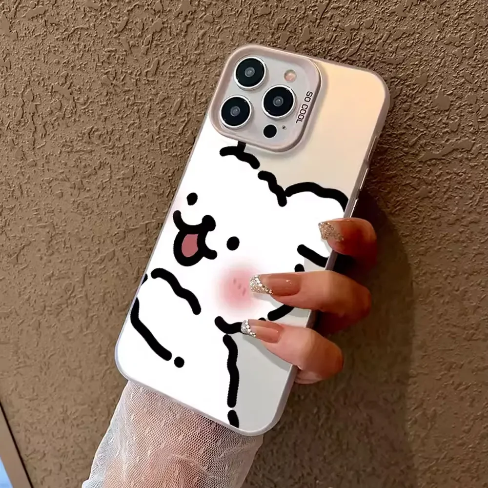 Cute Anime Dog Lovers Couple Phone Case for IPhone 11 12 13 14 15 16 Pro Max X XS MAX XR SE 7 8Plus Shockproof Bumper Hard Cover Cute Anime Dog Lovers Couple Phone Case for IPhone 11 12 13 14 15 16 Pro Max X XS MAX XR SE 7 8Plus Shockproof Bumper Hard Cover