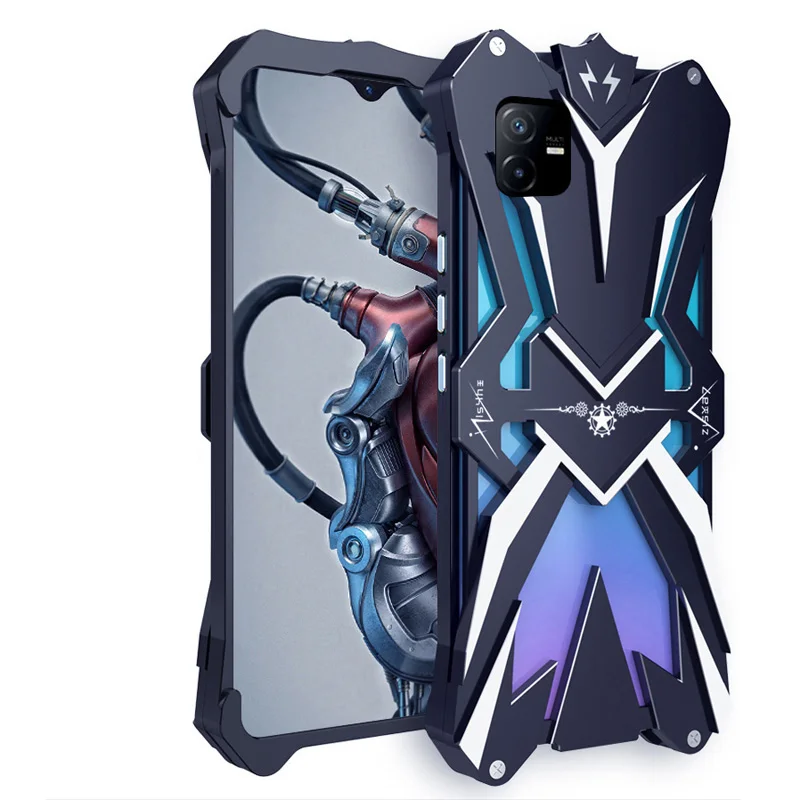 New Metal Steel Machinery Thor Heavy Duty Armor Aluminum Mobile Phone For Vivo T1 T1x T2x 5g CASE Cover
New Metal Steel Machinery Thor Heavy Duty Armor Aluminum Mobile Phone For Vivo T1 T1x T2x 5g CASE Cover