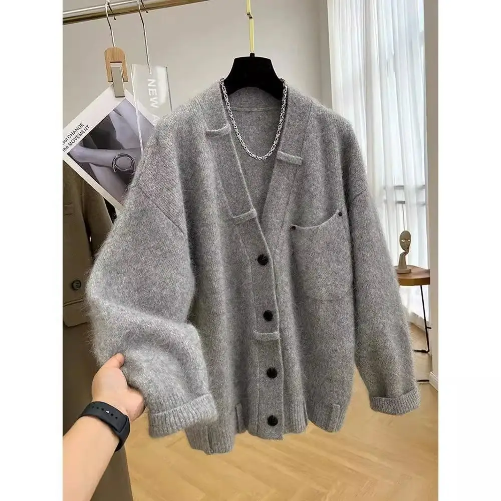 Plus Size Autumn Winter Sweater for Men Solid V Neck Cardigans Kintted Coat Outerwear Knitwear Tops Male Knit Clothes Big Women
Plus Size Autumn Winter Sweater for Men Solid V Neck Cardigans Kintted Coat Outerwear Knitwear Tops Male Knit Clothes Big Women