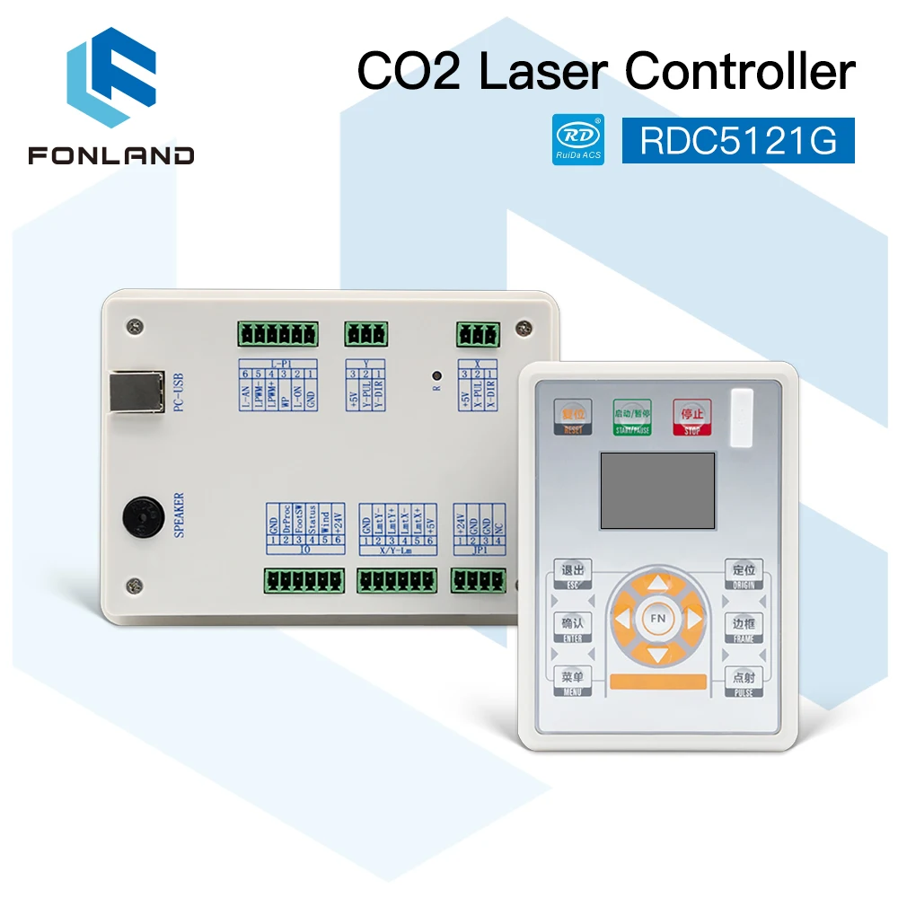 FONLAND Ruida RDC5121G CO2 Laser Controller Panels Card System for CO2 Laser Engraving Cutting Machine Replace Trocen Leetro
FONLAND Ruida RDC5121G CO2 Laser Controller Panels Card System for CO2 Laser Engraving Cutting Machine Replace Trocen Leetro