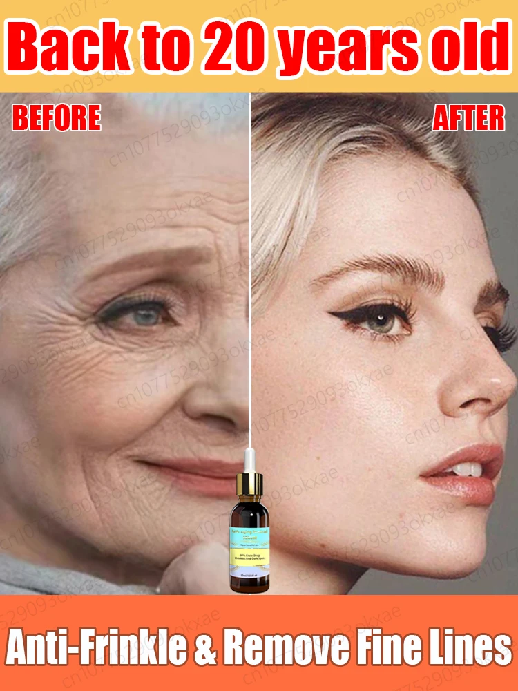 Wrinkle Remover Serum Fade Face Fine Lines Anti-Aging Essence Lifting Firming Whitening Brighten Nourish Skin Care For Women
Wrinkle Remover Serum Fade Face Fine Lines Anti-Aging Essence Lifting Firming Whitening Brighten Nourish Skin Care For Women