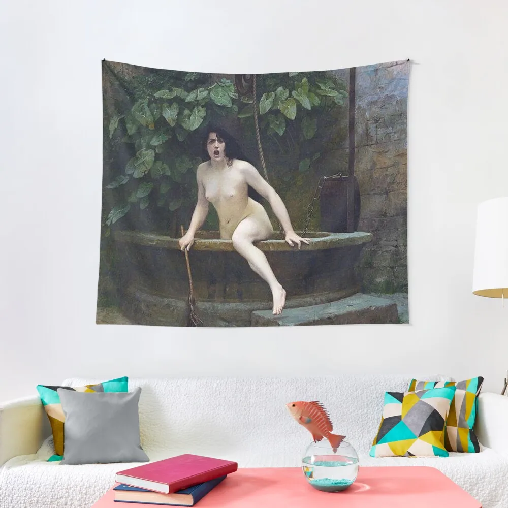 TRUTH COMING OUT OF HER WELL TO SHAME MANKIND - JEAN-LEON GEROME Tapestry Wall Hanging Tapestry
TRUTH COMING OUT OF HER WELL TO SHAME MANKIND - JEAN-LEON GEROME Tapestry Wall Hanging Tapestry