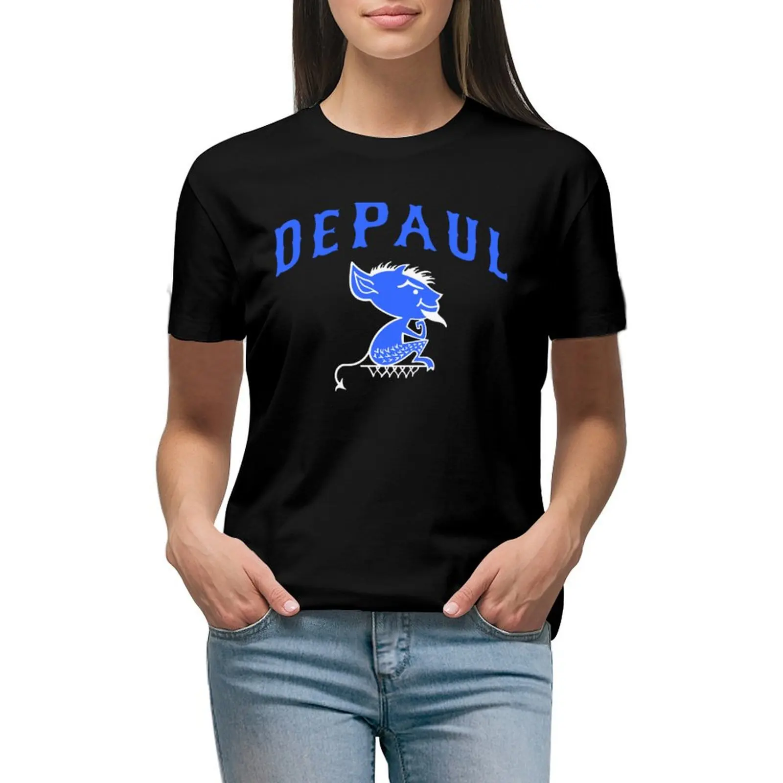 Depaul T-ShirtRetro DePaul Mascot Design Vintage T-Shirt_by MalmoDesigns_ T-shirt tops T-shirts for Women
Depaul T-ShirtRetro DePaul Mascot Design Vintage T-Shirt_by MalmoDesigns_ T-shirt tops T-shirts for Women