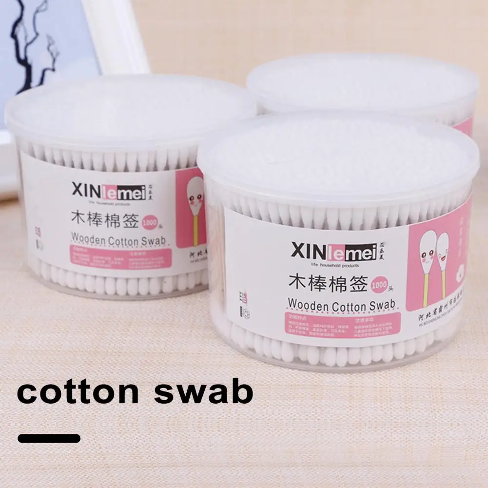 Soft Cotton Swabs Multi-functional Disposable Cotton Swabs with Storage Box Double Head Wooden Stick Makeup Care Applicators
Soft Cotton Swabs Multi-functional Disposable Cotton Swabs with Storage Box Double Head Wooden Stick Makeup Care Applicators