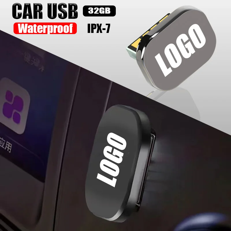 

Car Universal Flash Drive USB Metal U Disk for Lada 2105 Vesta Kalina 2 Xray Cross Niva 4x4 Parachoque Priora 210 Accessories