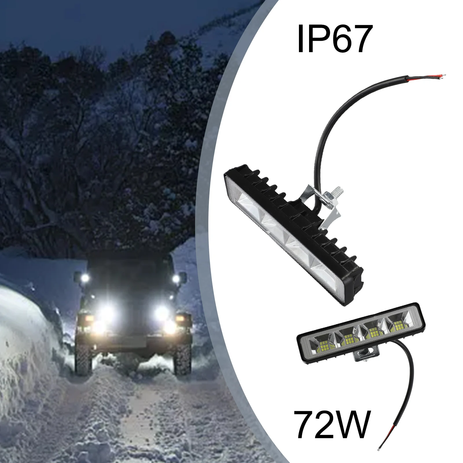 DXZ 72W Led Work Light Bar Spot Flood Combo Beam Offroad Fog Driving Lamp Car Daytime Running Lights Off-road Vehicle Headlights
DXZ 72W Led Work Light Bar Spot Flood Combo Beam Offroad Fog Driving Lamp Car Daytime Running Lights Off-road Vehicle Headlights
