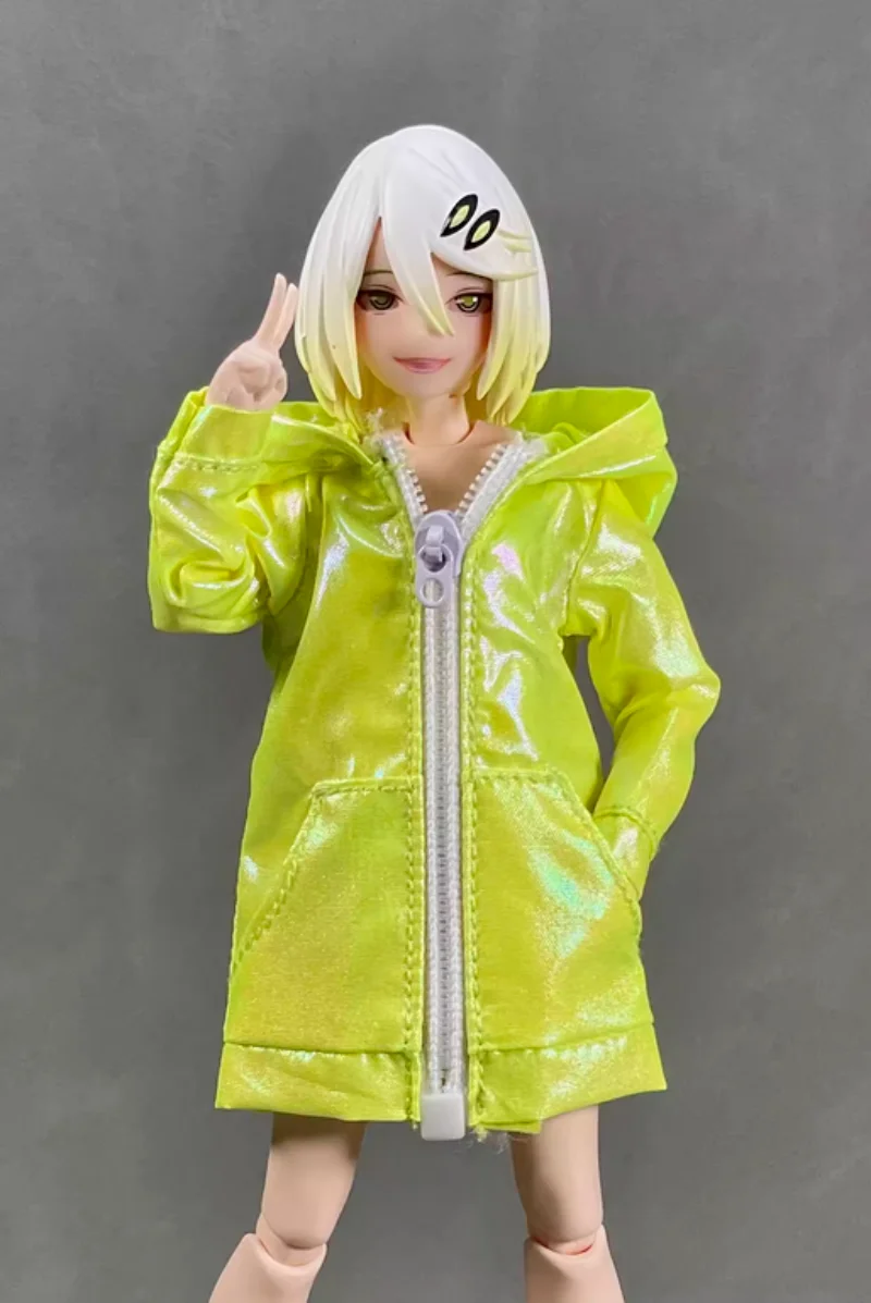 Yellow 1/12 Female Zipper Hoodie Coat Sunscreen Jacket for 6''figma shf 30ms tbl
Yellow 1/12 Female Zipper Hoodie Coat Sunscreen Jacket for 6''figma shf 30ms tbl
