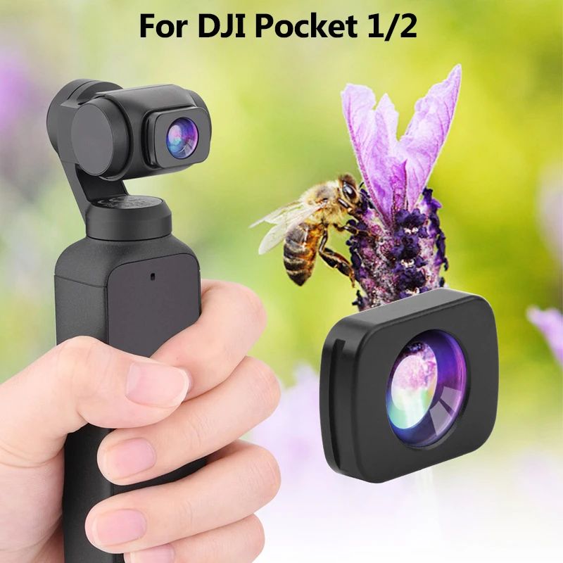 Магнитный широкоугольный макрообъектив «рыбий глаз» для DJI Pocket 2 Vlog 
Магнитный широкоугольный макрообъектив «рыбий глаз» для DJI Pocket 2 Vlog
