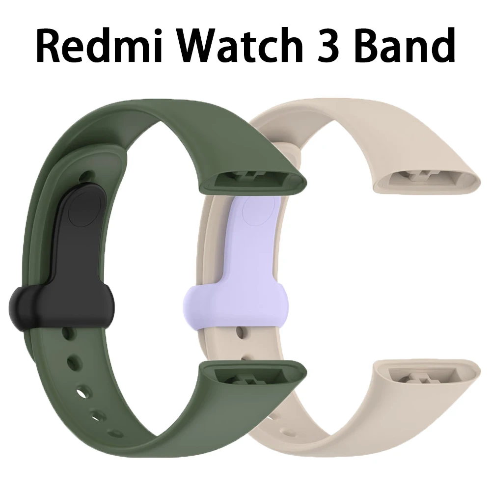 Silicone Strap Wristband for Redmi Watch 3 Sport Bracelet Replacement Strap for Xiaomi Redmi Watch 3 Watch Band Accessories
Silicone Strap Wristband for Redmi Watch 3 Sport Bracelet Replacement Strap for Xiaomi Redmi Watch 3 Watch Band Accessories