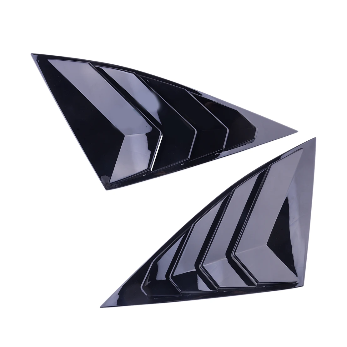 

1 Pair Car Exterior Rear Window Scoop Louver Trim Shutter Cover Vent Glossy Black ABS Fit for Hyundai Tucson 2022