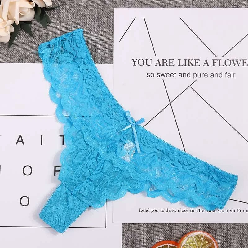 ALLTOOALL Women Sexy Lace Briefs Comfort G-String Thongs Low-waist Lingerie Breathable Female Underwear Seamless Women Panties 31