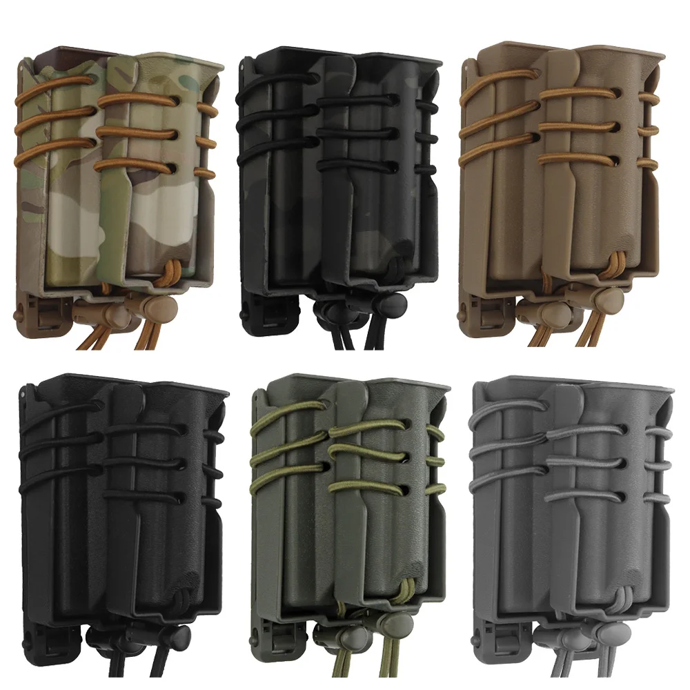 Mag Pouch 5.56mm + Double 9mm/45APC Pistol Magazine Pouches MOLLE Tactical Mag Carrier for M4 M16 AK AR Magazine Glock M1911 92F
Mag Pouch 5.56mm + Double 9mm/45APC Pistol Magazine Pouches MOLLE Tactical Mag Carrier for M4 M16 AK AR Magazine Glock M1911 92F