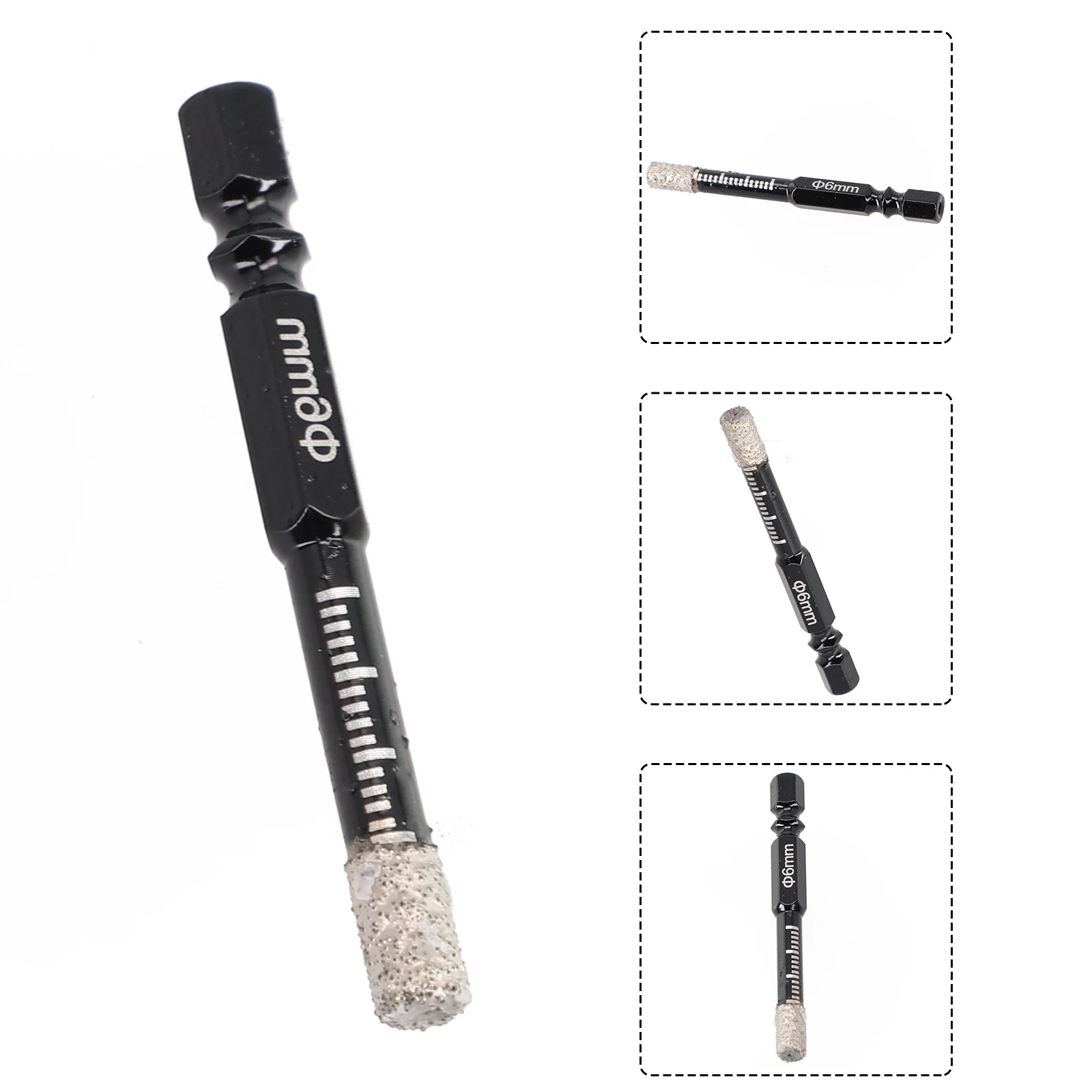 1pc 6-12mm Hex Handle Vacuum Brazed Dry Drill Bits Hole Saw Cutter For Marble Granite Ceramic Glass Tile Stone
1pc 6-12mm Hex Handle Vacuum Brazed Dry Drill Bits Hole Saw Cutter For Marble Granite Ceramic Glass Tile Stone