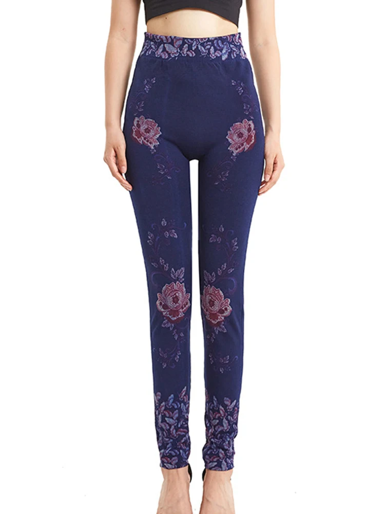 Women Running Leggings Imitation Jeans Fitness Yoga Pants Push Up Floral Print Scrunch Tights High Waist Gym Sports Leggins
Women Running Leggings Imitation Jeans Fitness Yoga Pants Push Up Floral Print Scrunch Tights High Waist Gym Sports Leggins