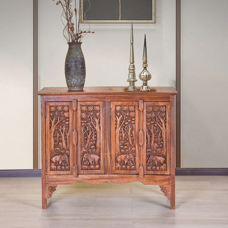 Solid Wood Household Multi-Functional Console Table Locker Log Hallway Partition Shoe Cabinet
Solid Wood Household Multi-Functional Console Table Locker Log Hallway Partition Shoe Cabinet