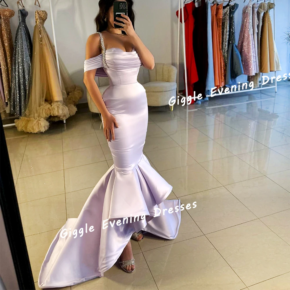 Giggle Satin Beading Mermaid Close Fitting Prom Gown Saudi Arab Pleat Elegance Floor-Length Evening Party Dresses for Women 2024
Giggle Satin Beading Mermaid Close Fitting Prom Gown Saudi Arab Pleat Elegance Floor-Length Evening Party Dresses for Women 2024