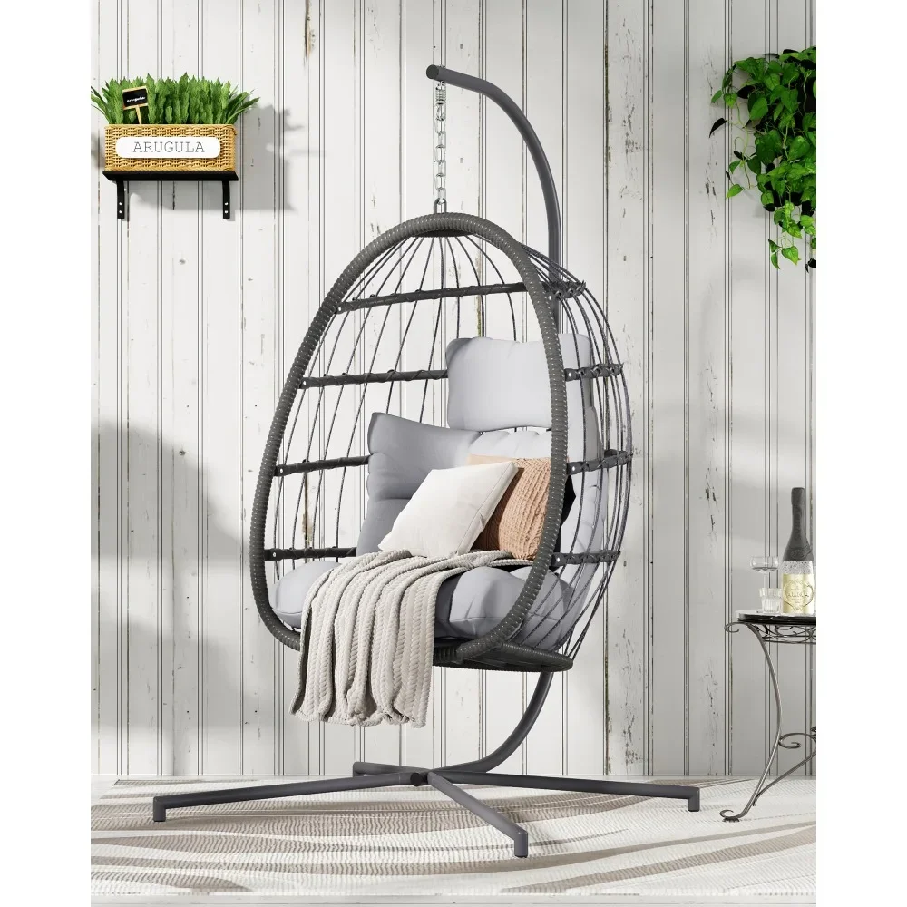 2024 New Hanging Egg Chair with Stand, Patio Wicker Egg Swing Chair with Cushion for Bedroom Garden Indoor Outdoor
2024 New Hanging Egg Chair with Stand, Patio Wicker Egg Swing Chair with Cushion for Bedroom Garden Indoor Outdoor