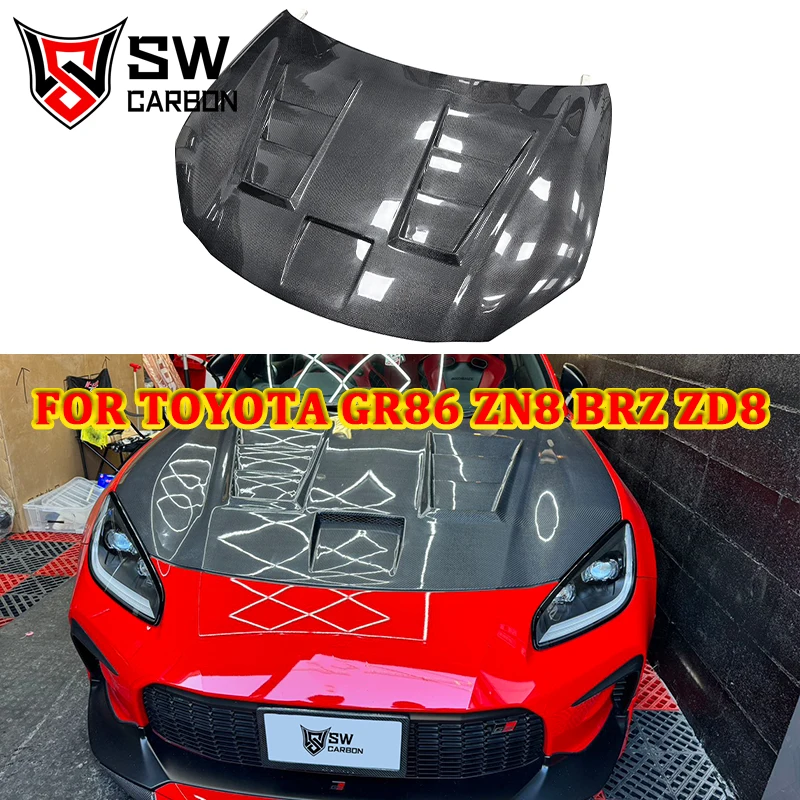 Конструкция SW из углеродного волокна, передняя крышка для Toyota GR86 ZN8 BRZ ZD8, крышка клапана двигателя автомобиля, сменная установка, автозапчасти
Конструкция SW из углеродного волокна, передняя крышка для Toyota GR86 ZN8 BRZ ZD8, крышка клапана двигателя автомобиля, сменная установка, автозапчасти
