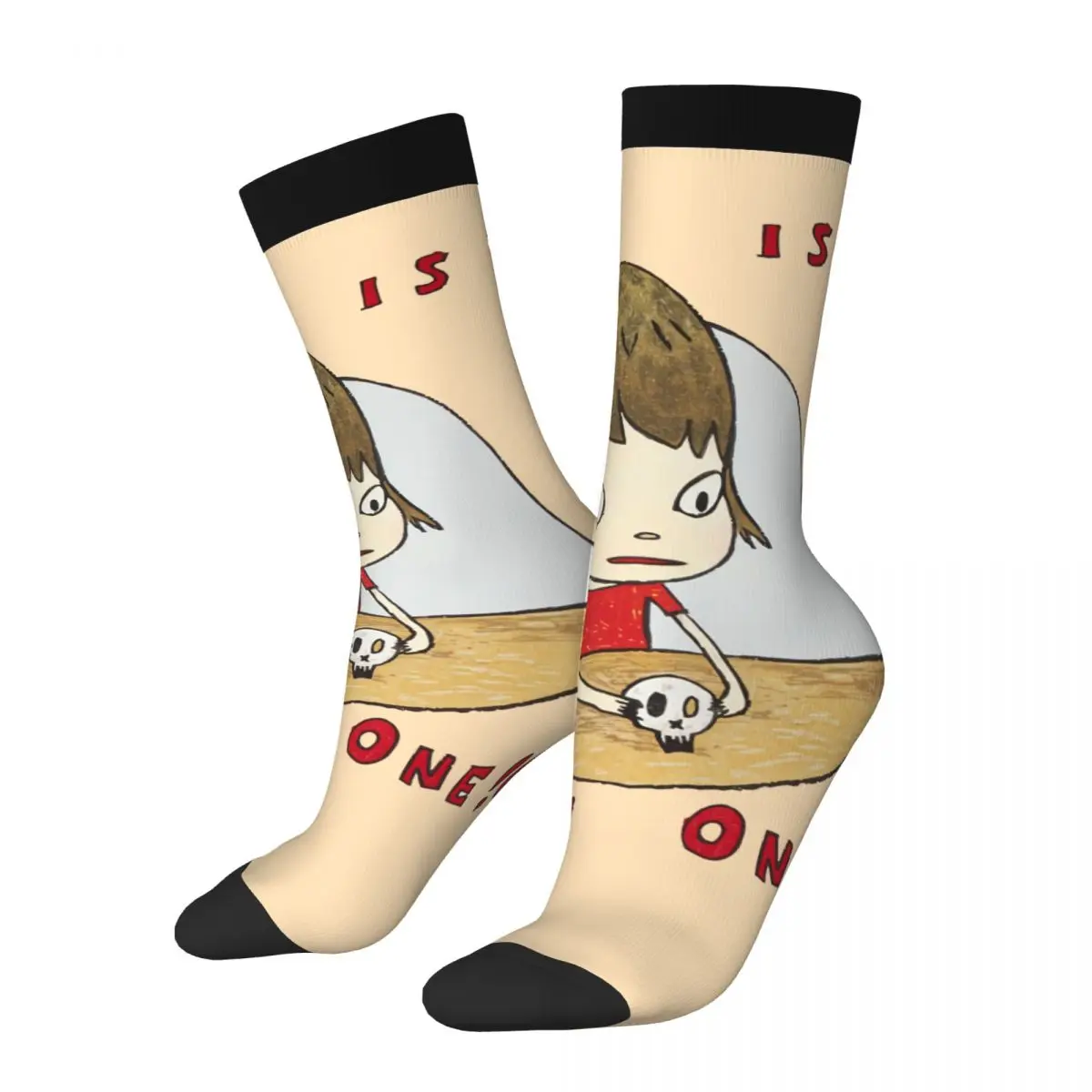 Retro Life Is Only One Classic Crazy Men's compression Socks Unisex Yoshitomo Nara Harajuku Seamless Novelty Crew Sock Boys Gift 
Retro Life Is Only One Classic Crazy Men's compression Socks Unisex Yoshitomo Nara Harajuku Seamless Novelty Crew Sock Boys Gift