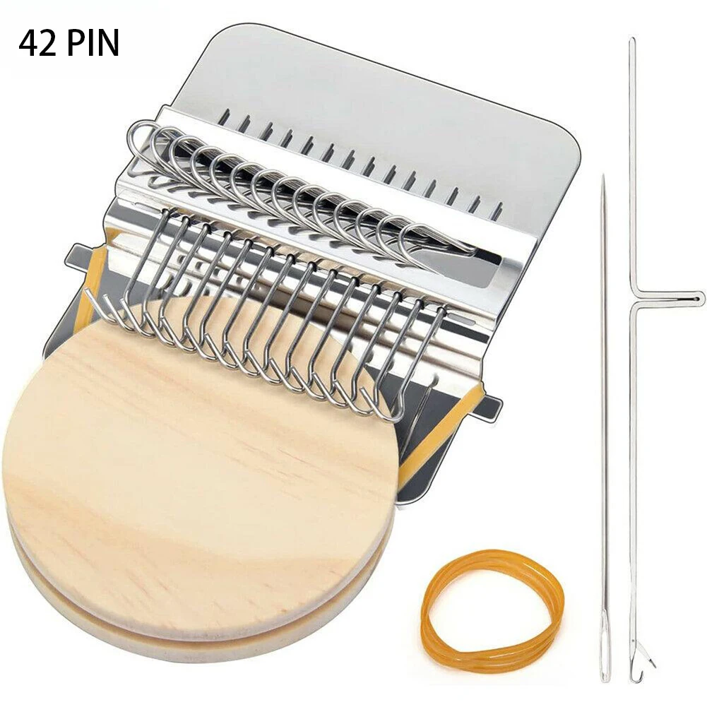 DIY Creative Braiding Patching Machine Hand Knitting Wooden Speed Weve Type Small Loom 42 Hooks Stitching And Knitting Loom Set
DIY Creative Braiding Patching Machine Hand Knitting Wooden Speed Weve Type Small Loom 42 Hooks Stitching And Knitting Loom Set