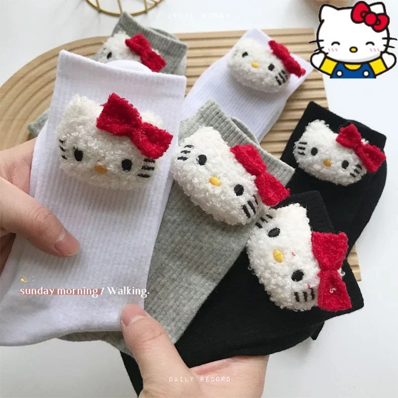 2pcs Sanrio HelloKitty Cinnamoroll My Melody Kuromi Kawaii Cartoon Plush Doll Mid Calf Socks Sweet and Breathable Student Socks
2pcs Sanrio HelloKitty Cinnamoroll My Melody Kuromi Kawaii Cartoon Plush Doll Mid Calf Socks Sweet and Breathable Student Socks