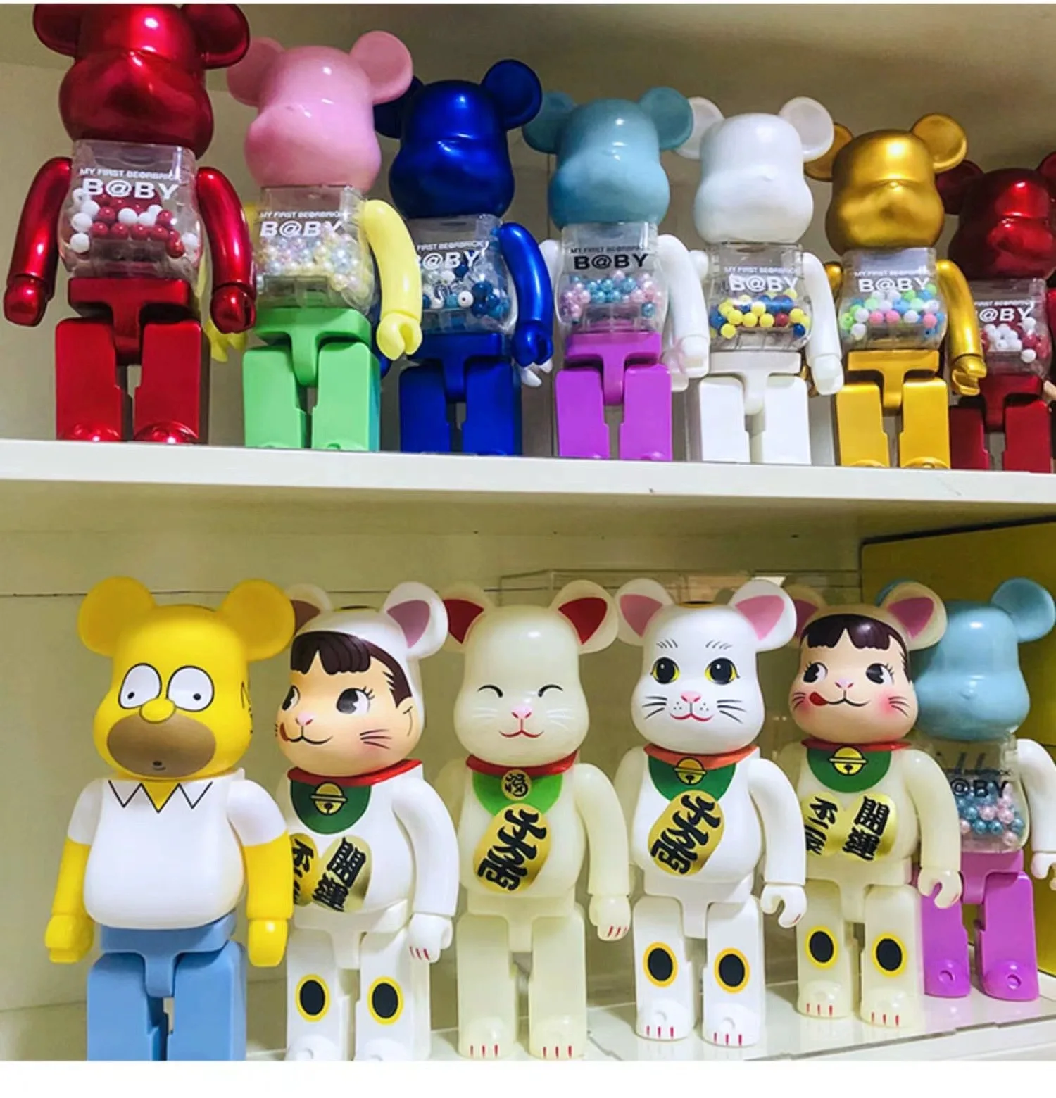 

Hundreds Of Styles 28CM Bearbrick 400% Toy Cartoon Anime Action Figure Model Toy Doll Made Decoration Statue Hallowmas Gift