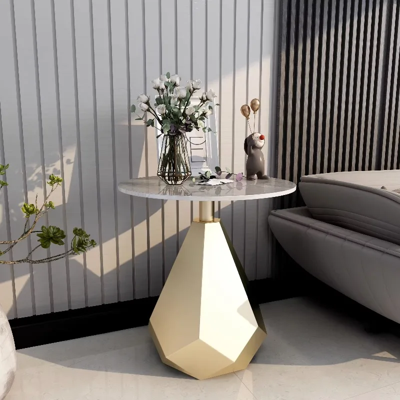 

Дизайнерский роскошный кофейный столик для гостиной, современные скандинавские уникальные минималистичные журнальные столики, Круглый гламурный премиум-класса, декоративный куштик