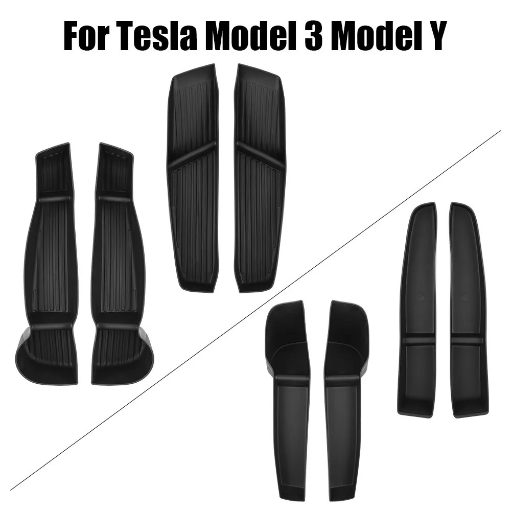4pcs/Set Car Door Side Storage Box For Tesla Model 3 Model Y Front Back Door Handle Armrest Tray Organizer
4pcs/Set Car Door Side Storage Box For Tesla Model 3 Model Y Front Back Door Handle Armrest Tray Organizer