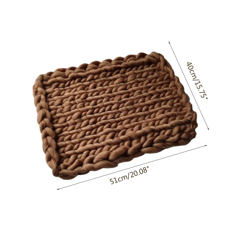 Newborn Photography Props Blanket Baby Photo Props Basket Fillers Rug Handknit Back Drop Blanket for Babies 20’’ 40JC
Newborn Photography Props Blanket Baby Photo Props Basket Fillers Rug Handknit Back Drop Blanket for Babies 20’’ 40JC