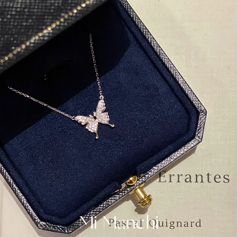 Butterfly sterling silver necklace women's 2023 new popular and versatile silver jewelry light luxury niche design sense high-en
Butterfly sterling silver necklace women's 2023 new popular and versatile silver jewelry light luxury niche design sense high-en