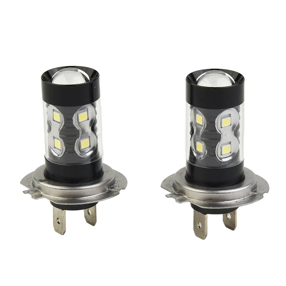 2pcs Car H7 160W High Power LED Lamp Headlight Fog Light DRL Bulbs 6000K White Light Car Driving Running Lamps
2pcs Car H7 160W High Power LED Lamp Headlight Fog Light DRL Bulbs 6000K White Light Car Driving Running Lamps 
