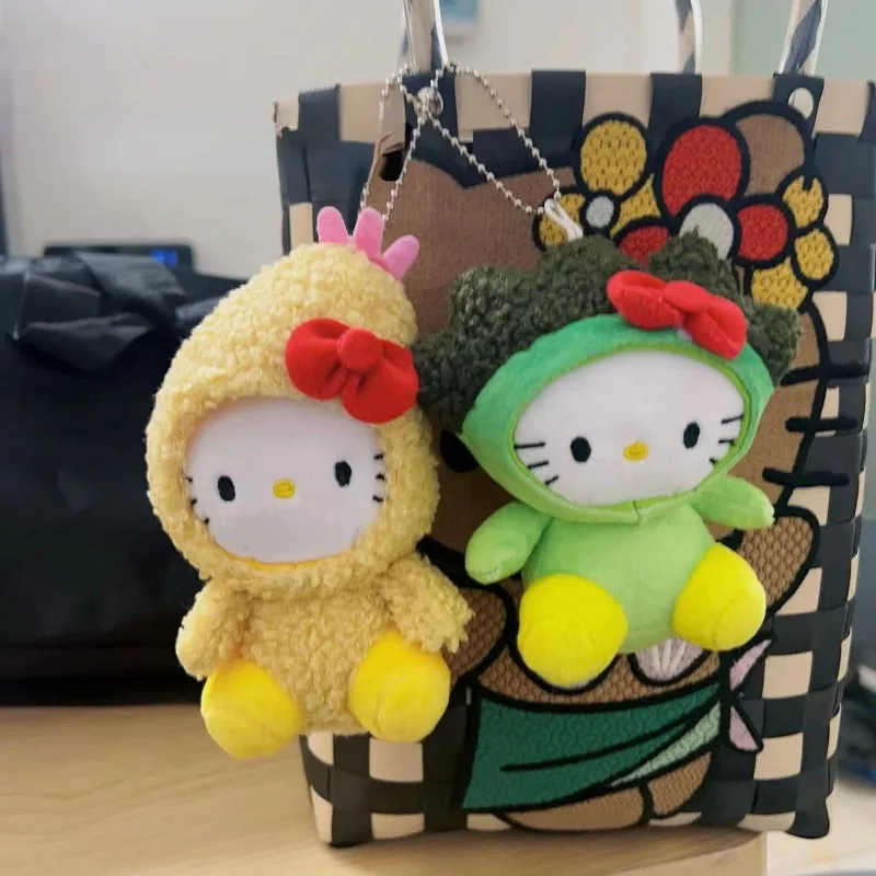 Sanrio Hello Kitty Plush Doll Broccoli Fried Shrimp Bag Cartoon Pendant Cute Ornament Girls Gift Decorative Toy
Sanrio Hello Kitty Plush Doll Broccoli Fried Shrimp Bag Cartoon Pendant Cute Ornament Girls Gift Decorative Toy