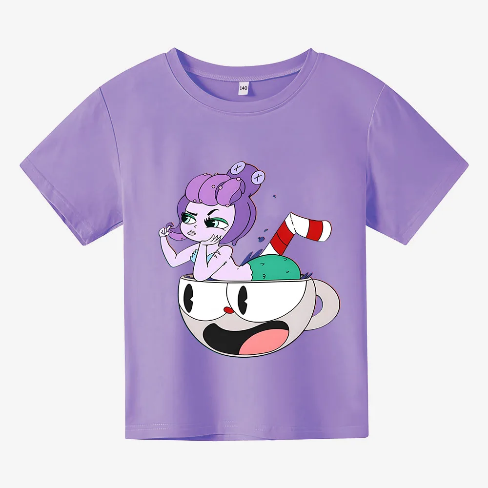 Kawaii Cuphead T Shirt Cartoon Game Short Sleeve Boys Girls Harajuku T-Shirt Kids Tshirts Funny Tees Tops Children Clothing Y2k
Kawaii Cuphead T Shirt Cartoon Game Short Sleeve Boys Girls Harajuku T-Shirt Kids Tshirts Funny Tees Tops Children Clothing Y2k