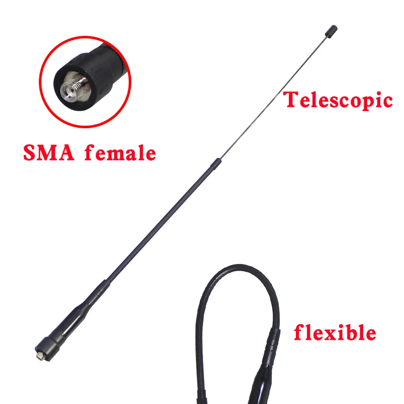 PHD-778 телескопическая мягкая антенна SMA-F 144/430MHz 2.15dBi для RETEVIS BAOFENG TYT HYT Kenwood QUANSHENG Ham Radio
PHD-778 телескопическая мягкая антенна SMA-F 144/430MHz 2.15dBi для RETEVIS BAOFENG TYT HYT Kenwood QUANSHENG Ham Radio