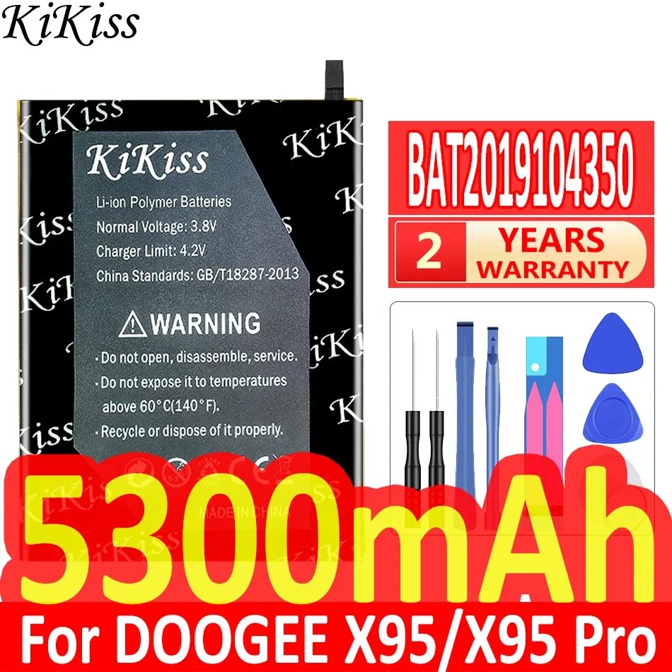 5300mAh KiKiss Powerful Battery BAT2019104350 For DOOGEE X95Pro X95 Pro Mobile Phone Batteries
5300mAh KiKiss Powerful Battery BAT2019104350 For DOOGEE X95Pro X95 Pro Mobile Phone Batteries