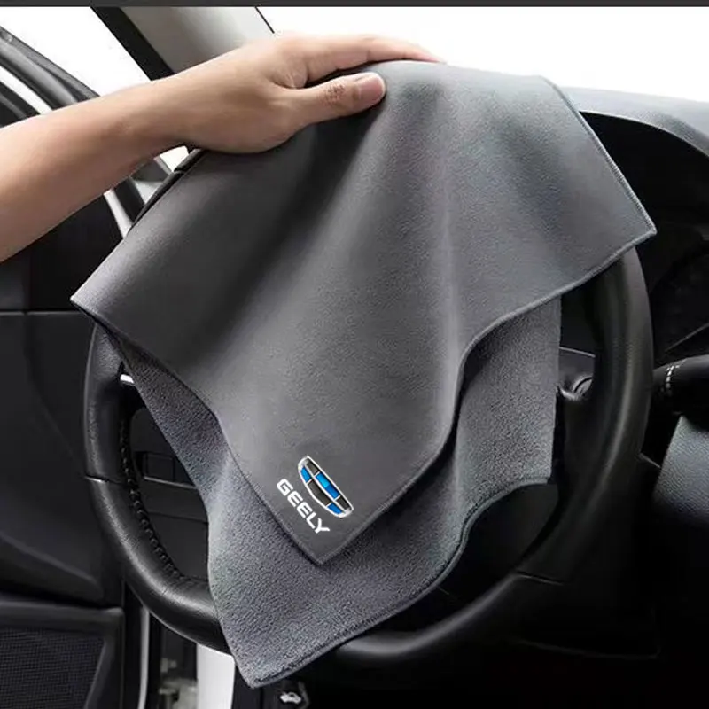 

Coral Fleece Super Absorbency Car Cleaning Cloth For Geely geometry C Emgrand Gc6 Gx3 Ec7 Atlas Coolray Cross NL3 GS Accessories