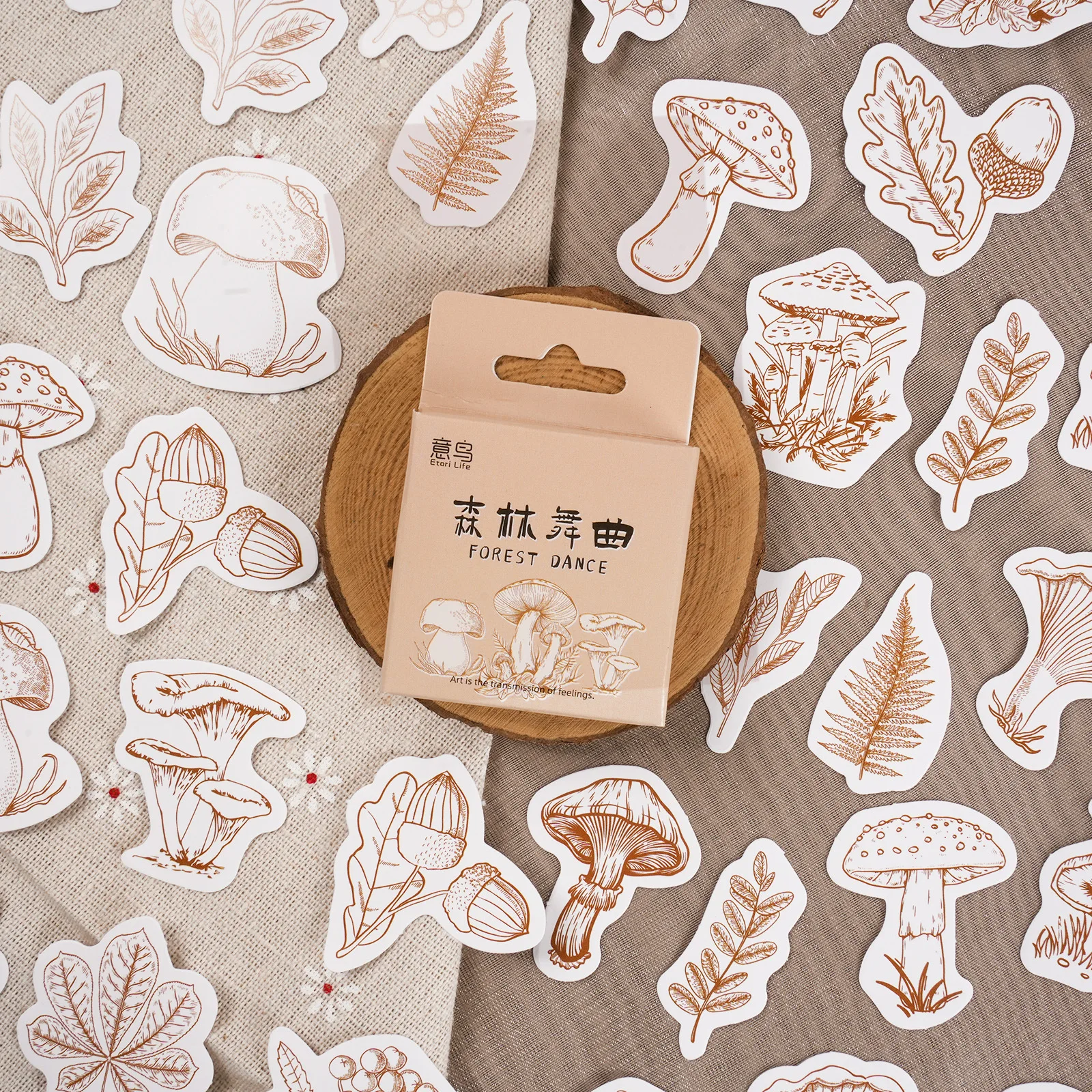 46Pcs Forest Dance Decorative Boxed Stickers Vintage Line Plants Scrapbooking Label Diary Album Journal Planner
46Pcs Forest Dance Decorative Boxed Stickers Vintage Line Plants Scrapbooking Label Diary Album Journal Planner