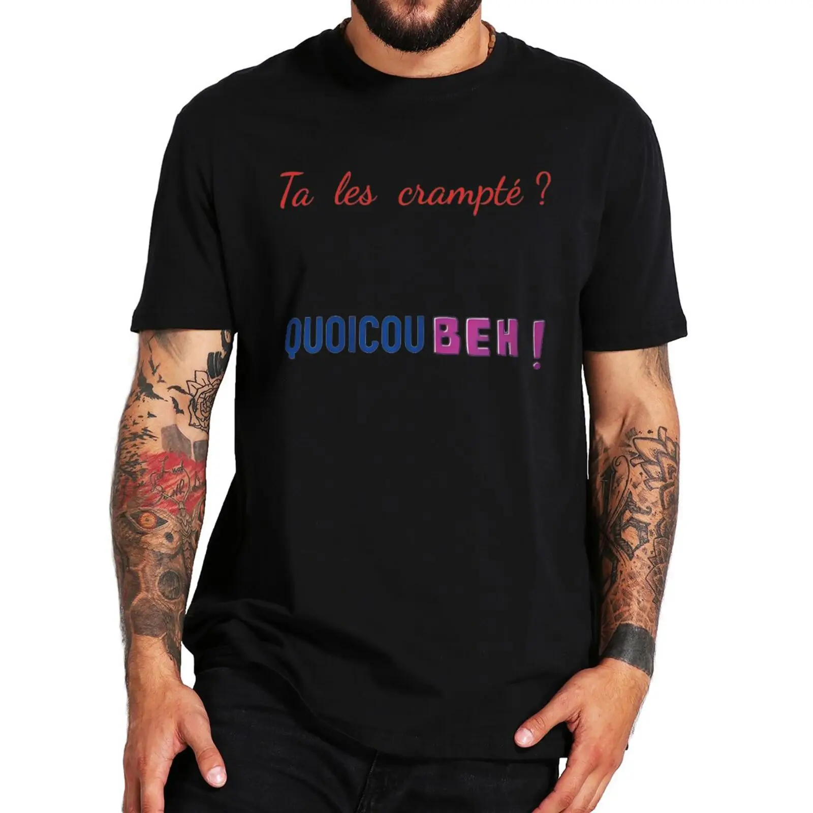 male top tees Quoicoubeh Apayinye T Shirt French Texts Teenage Popular Meme Tee shirt Cotton Unisex Casual Soft T-shirt
male top tees Quoicoubeh Apayinye T Shirt French Texts Teenage Popular Meme Tee shirt Cotton Unisex Casual Soft T-shirt