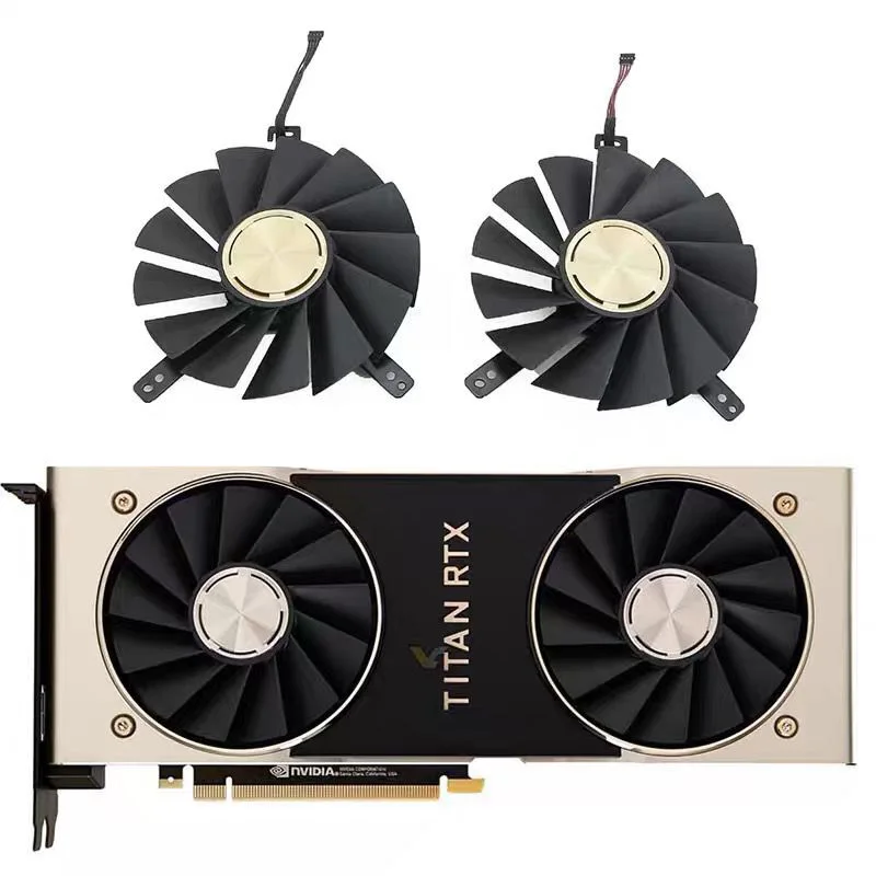 2pcs DAPA0815B2UP005 DAPA0815B2UP006 12V 0.6A 85Mm GPU Fan for Nvidia GeForce RTX Titan 2080 TI Graphics Card Cooling Fan
2pcs DAPA0815B2UP005 DAPA0815B2UP006 12V 0.6A 85Mm GPU Fan for Nvidia GeForce RTX Titan 2080 TI Graphics Card Cooling Fan