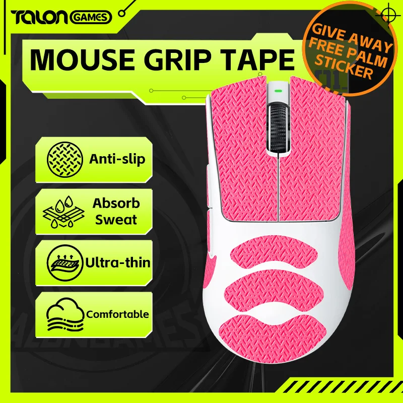 TALONGAMES Mouse Grip Tape Lizard Skin Texture For Razer DeathAdder V3 Pro,Palm Sweat Absorption,All Inclusive Anti-Slip Tape(P)
TALONGAMES Mouse Grip Tape Lizard Skin Texture For Razer DeathAdder V3 Pro,Palm Sweat Absorption,All Inclusive Anti-Slip Tape(P)