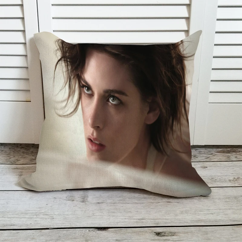 Pillowcases Bed Cushions for Living Room K-Kristen Stewart Decorative Cushion Cover Double-sided Printing Pillowcase 45*45 Sofa
Pillowcases Bed Cushions for Living Room K-Kristen Stewart Decorative Cushion Cover Double-sided Printing Pillowcase 45*45 Sofa