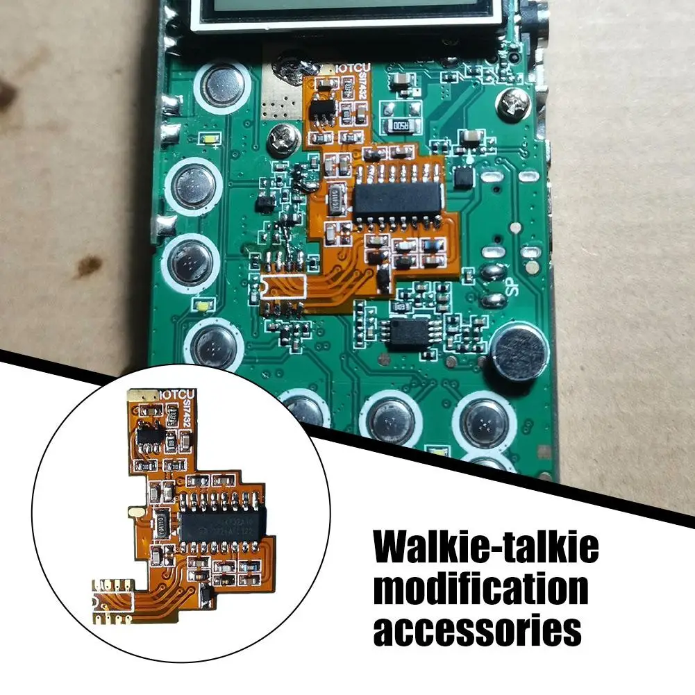 

1set Si4732 Chip And Crystal Oscillator Component Modification Module For Uvk5/k6 V2 Fpc Version For Quansheng Uv-k5 Access Y9k8