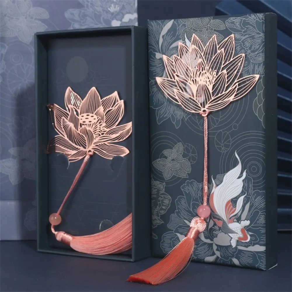 

Birthday Gift Reading Marker Apricot Leaf Hollowed Leaf Flower Bookmark Metal Reading Bookmark Book Paginator Book Page Marker