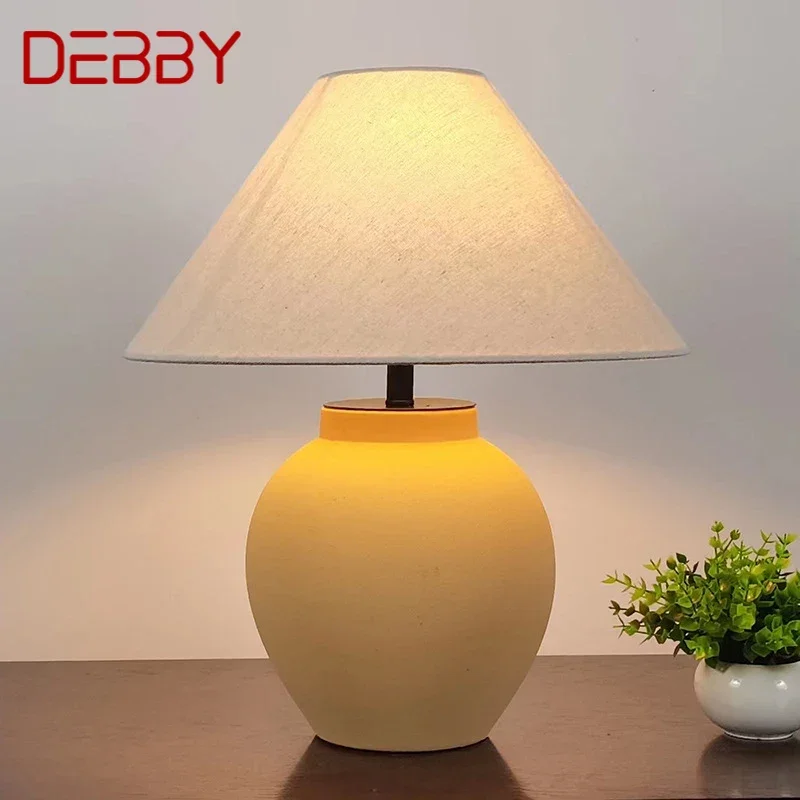 Современная керамическая лампа DEBBY, креативный Рабочий стол для гостиной, спальни, кабинета, отеля, инженерной комнаты 
Современная керамическая лампа DEBBY, креативный Рабочий стол для гостиной, спальни, кабинета, отеля, инженерной комнаты