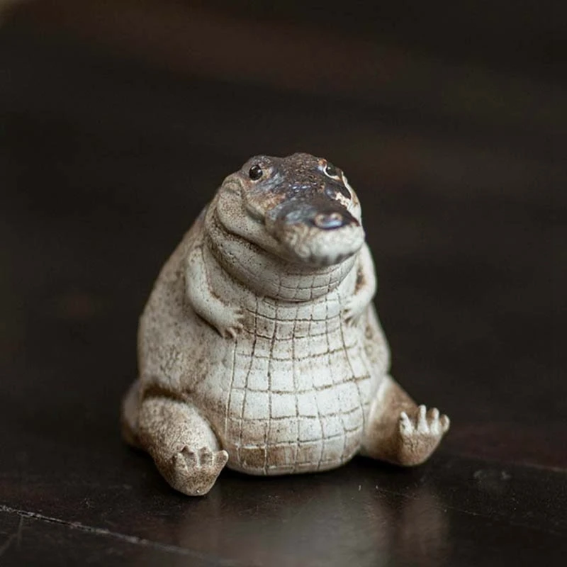 Alligator Statue Ornament Mini Crocodile Ornaments Tea Pet Alligator Baby Statue Garden Animals Figurine
Alligator Statue Ornament Mini Crocodile Ornaments Tea Pet Alligator Baby Statue Garden Animals Figurine