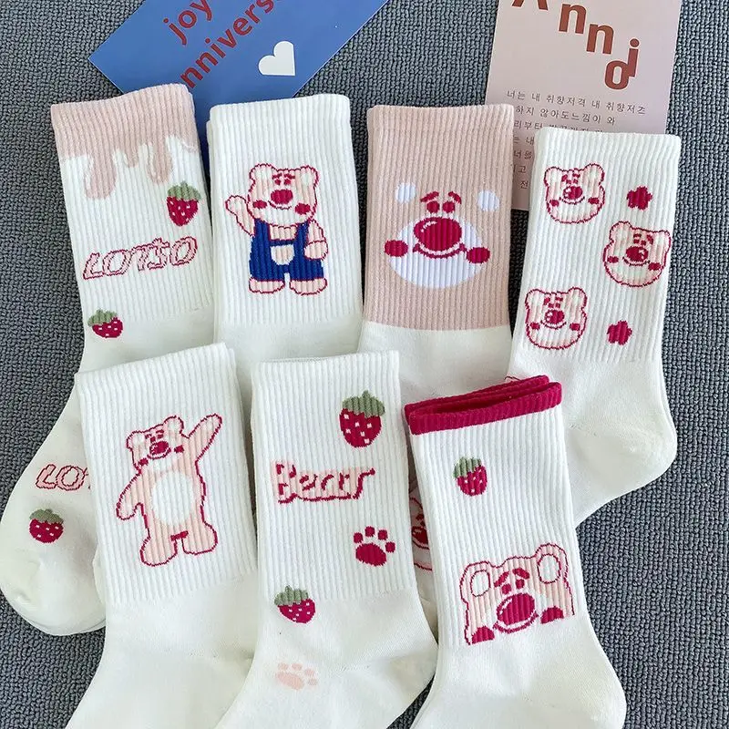 Miniso Lotso Animation Children Mid Tube Ins Versatile Socks for Girl In Autumn Winter Comfortable Casual Kawaii Sports Socks
Miniso Lotso Animation Children Mid Tube Ins Versatile Socks for Girl In Autumn Winter Comfortable Casual Kawaii Sports Socks