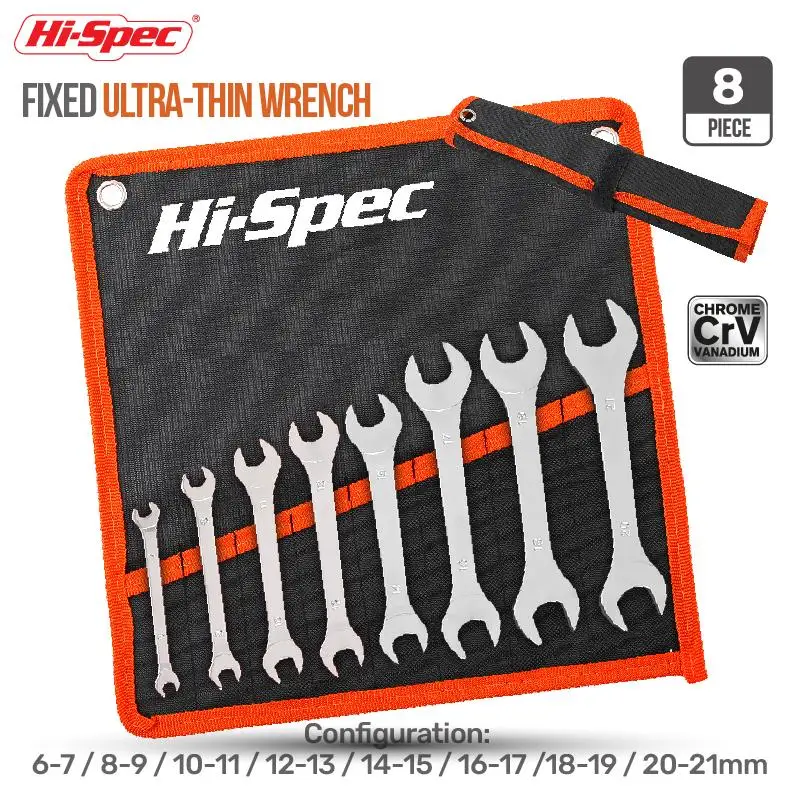 Thin Open End Wrench Set 6-32mm Universal Open End Wrench Opening Single-end Ultra-thin Small Wrench Universal Repair Hand Tool
Thin Open End Wrench Set 6-32mm Universal Open End Wrench Opening Single-end Ultra-thin Small Wrench Universal Repair Hand Tool
